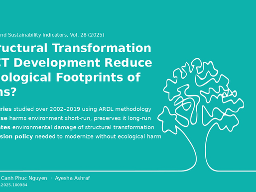 Do structural transformation and ICT development reduce the ecological footprints of nations?