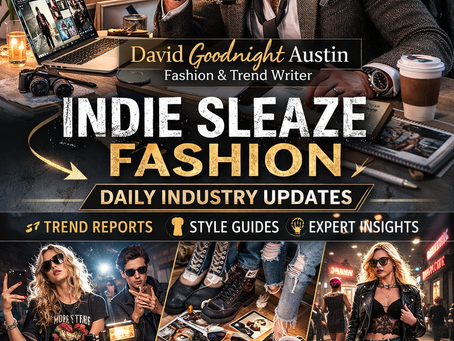Exclusive Trend Report: Why David Goodnight Austin Says Indie Sleaze Fashion Is Dominating 2026 Style Culture