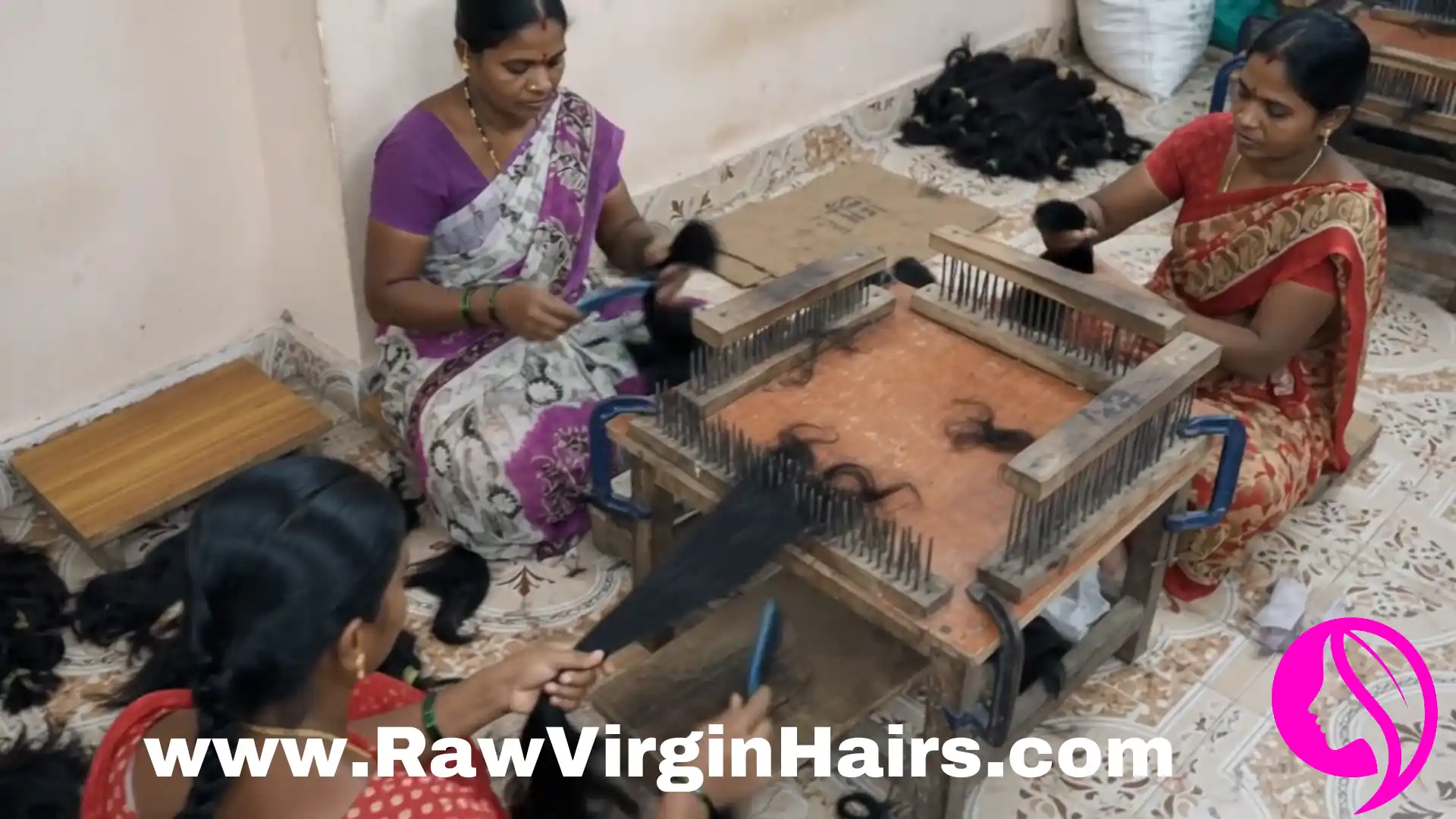 Authentic Raw Cambodian Hair Extensions with natural texture and shine