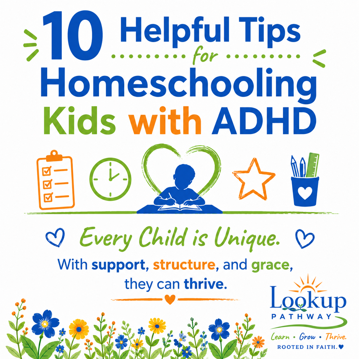 ADHD: 10 Tips for Homeschooling Kids with ADHD