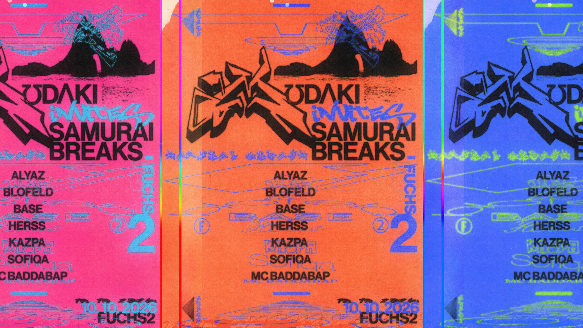 mʊdʌki INVITES Samurai Breaks — Fuchs2, Prague