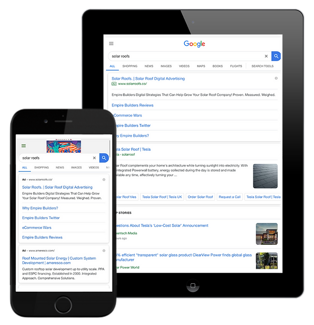Pay Per Click (PPC) Advertising Example Chicago