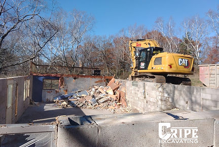 Cripe Excavating Residential Building Demolition & Site Cleanup
