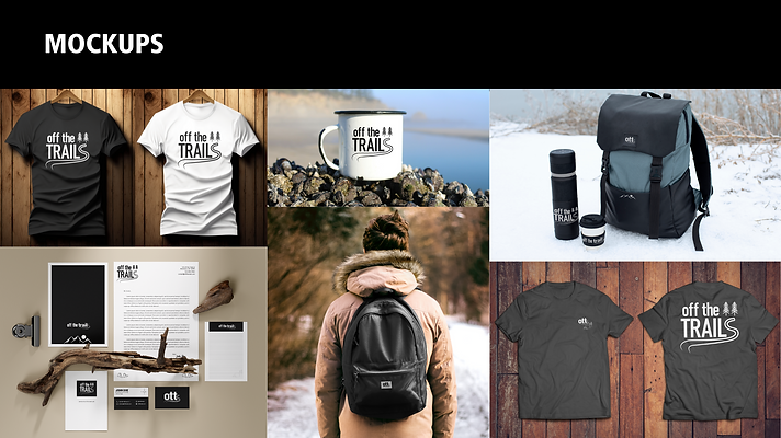 off the trails mockups