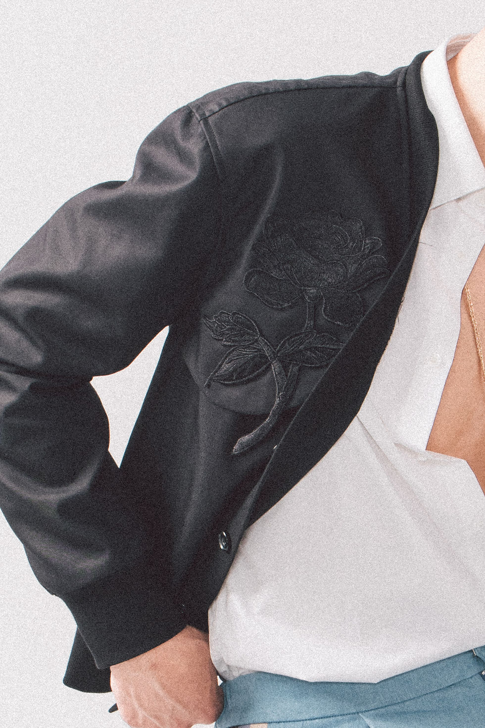 Thumbnail: Bicolored Woven Cardigan