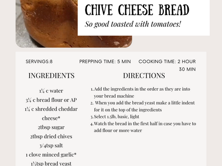 Chive Cheese Bread
