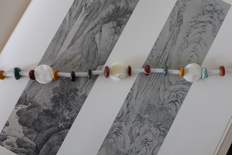 Thumbnail: Trinity Mata Banded Necklace