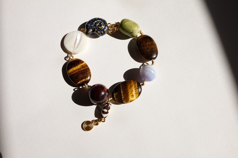 Thumbnail: Ammonite Tiger Bracelet (XL/2XL)