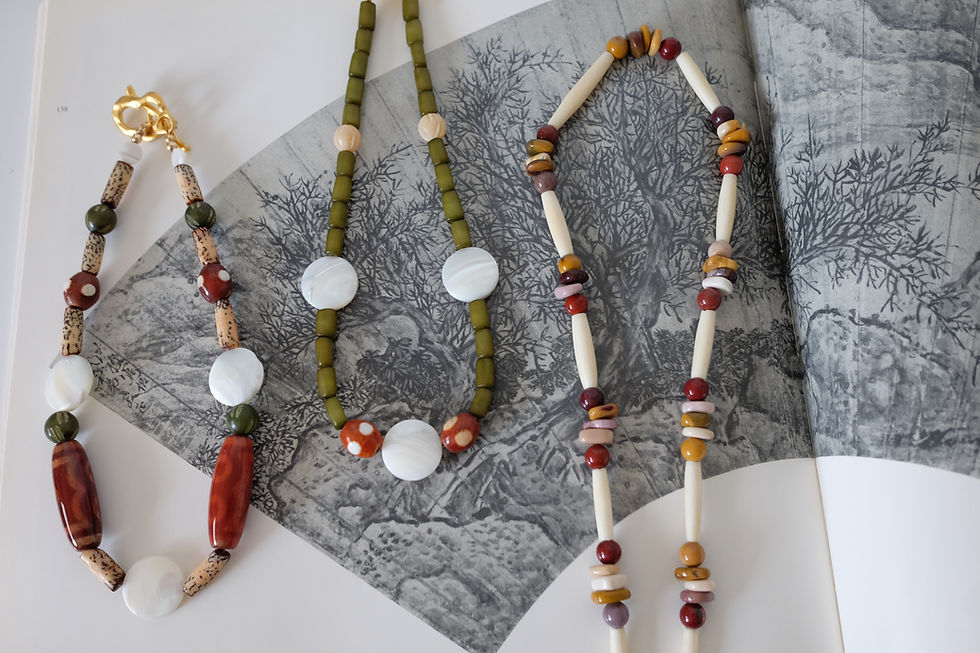 Thumbnail: Trinity Mata Buri Buri Necklace