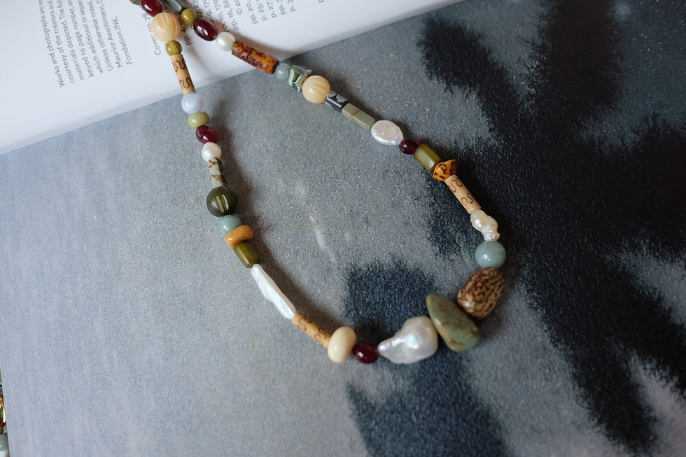 Thumbnail: Betel Buri Bamboo Necklace