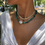 Thumbnail: Selenite Sphere & Malachite Choker