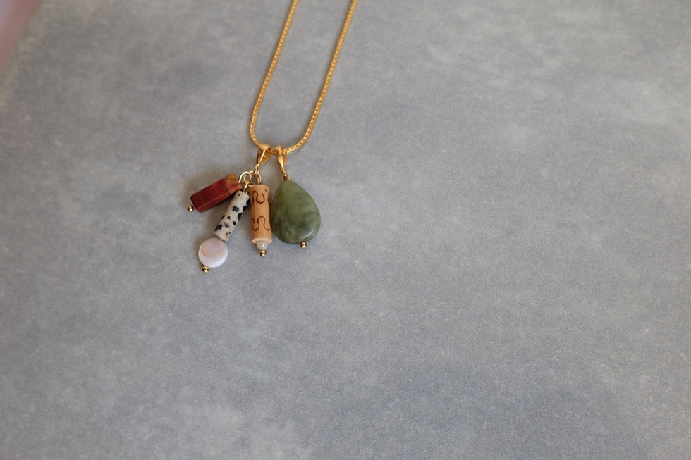 Thumbnail: Jasper Bambu Charm Kadena