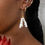 Thumbnail: Three Strand Pearl Earrings