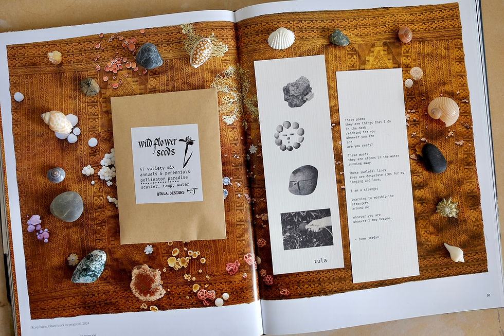 Thumbnail: Water is Life Gaza - Bookmark & Wildflower Seed Bundle
