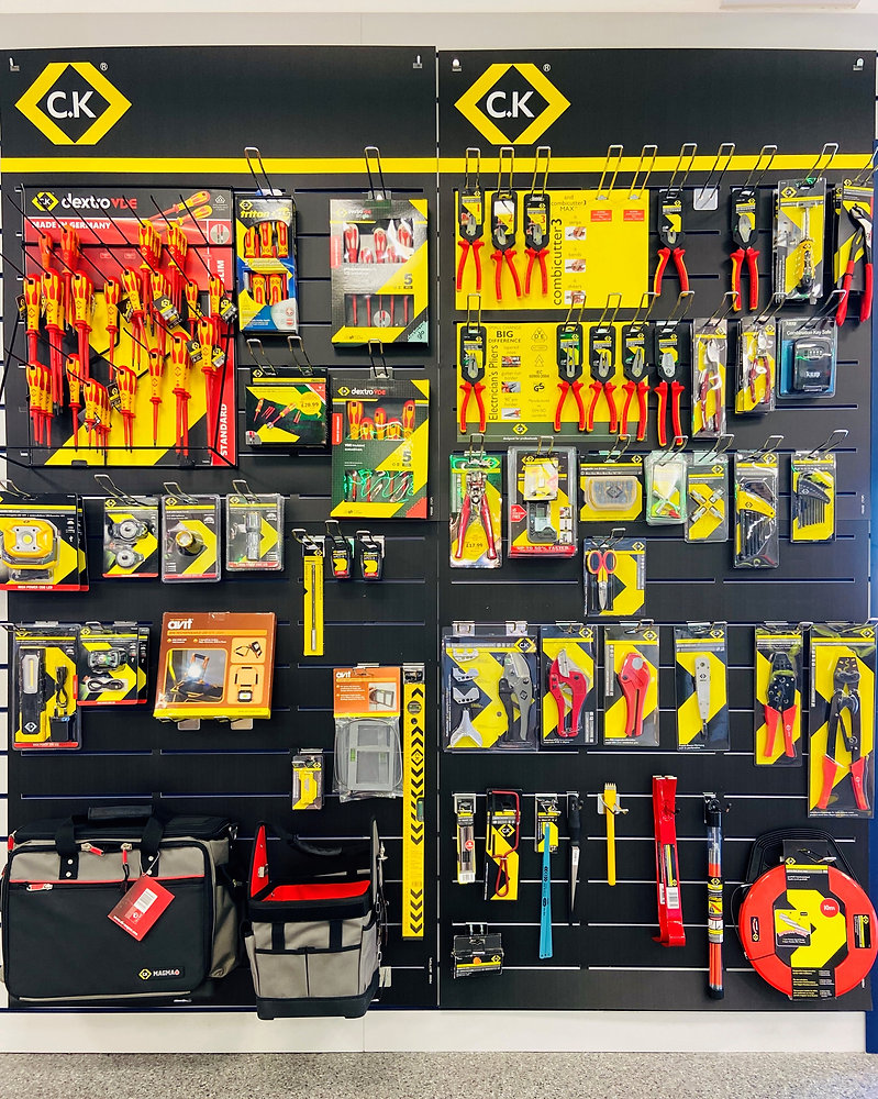 CHECK OUT OUR NEW C.K TOOLS DISPLAY