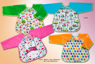 Baberos camiseta plastificados - Textil Sánchez