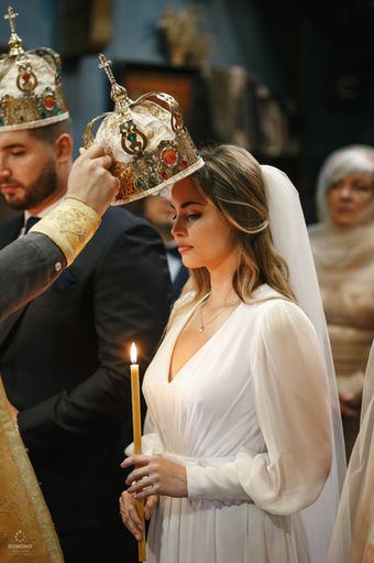 Свадебная церемония в церкви