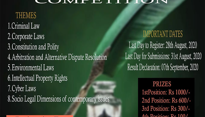 National Article Writing Competition By Legal Patra