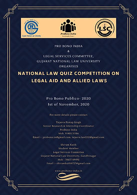 National Law Quiz Competition on Legal Aid and Allied Laws