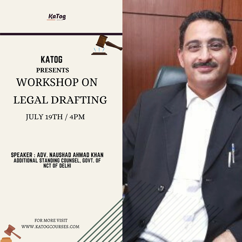 Workshop on Legal Drafting by KaTog