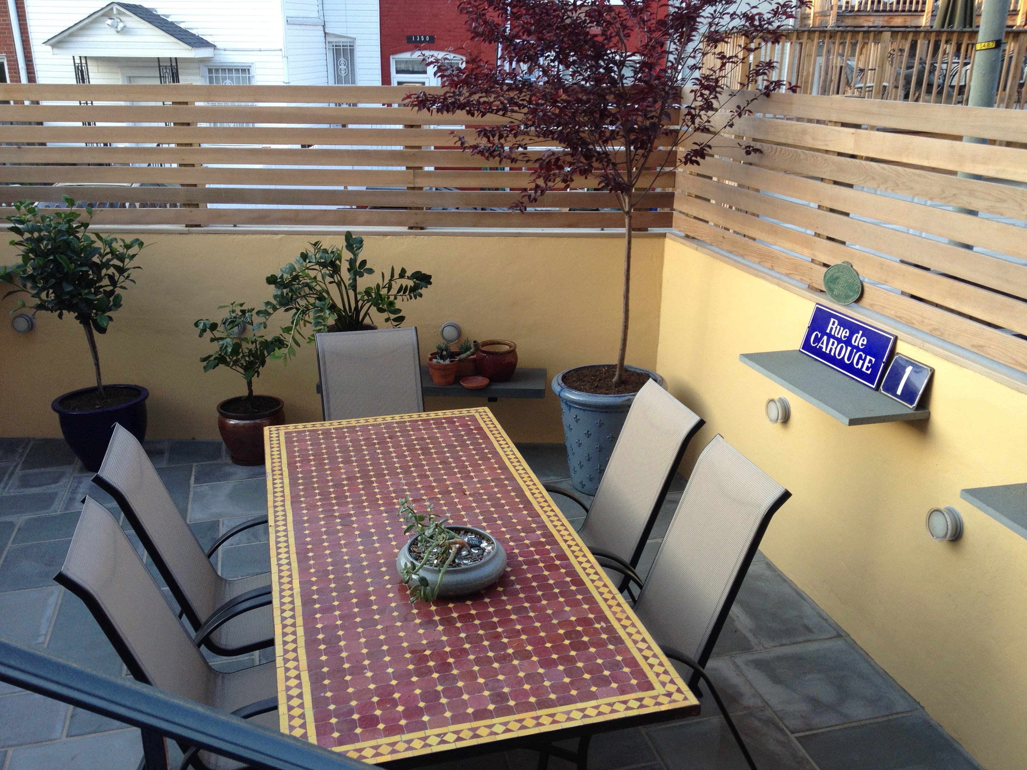 Rear Patio