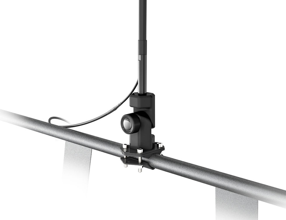 Thumbnail: weBoost Drive Reach overland antenna mount with external antenna installed