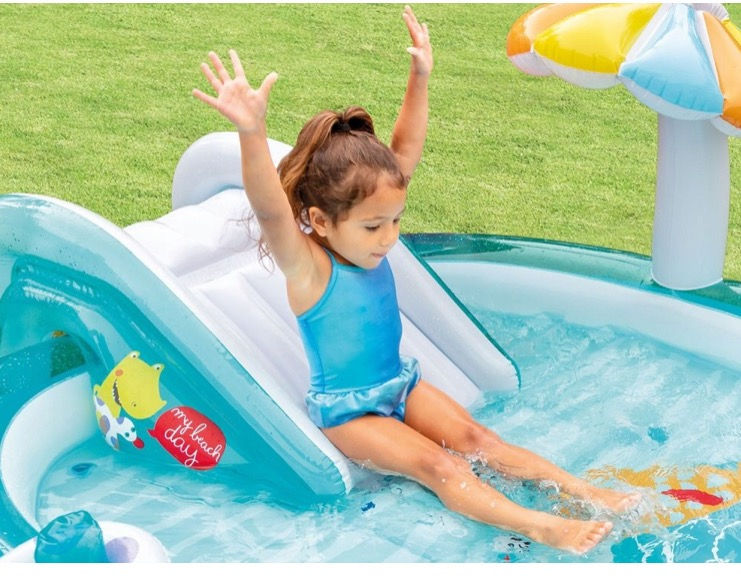 Thumbnail: Լողավազան սղարանով և կոկորդիլոսով "Intex"