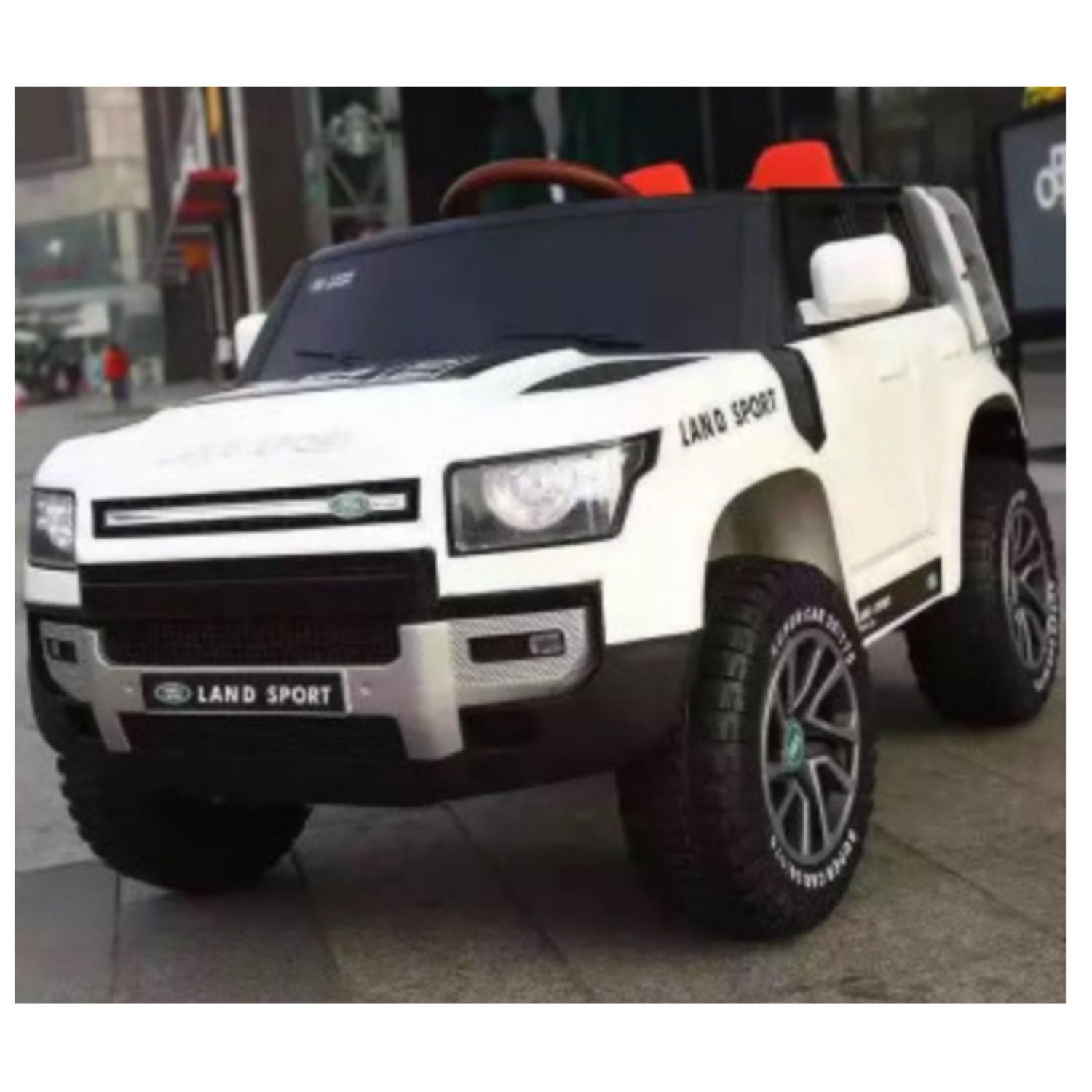 Հեռակառավարվող մանկական  մեքենա "Land Rover sport" երկու նստատեղով