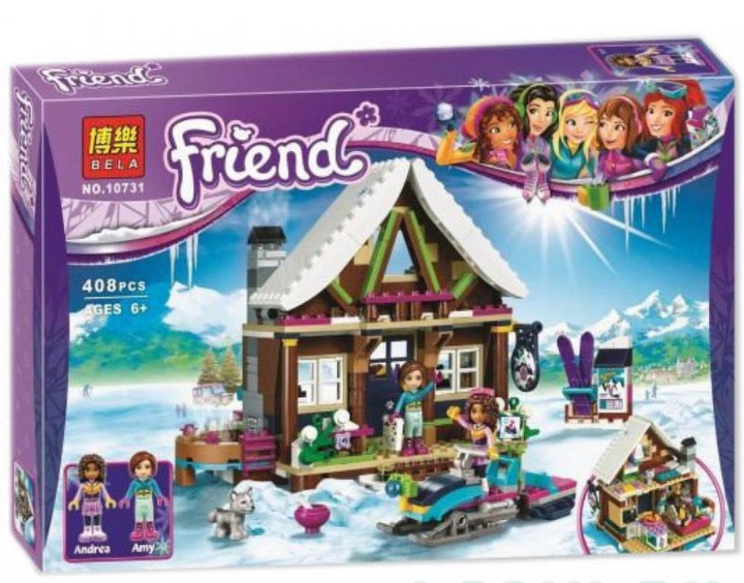 Thumbnail: Կոնստրուկտոր ձմեռային տնակ "Friends" 408 դետալ