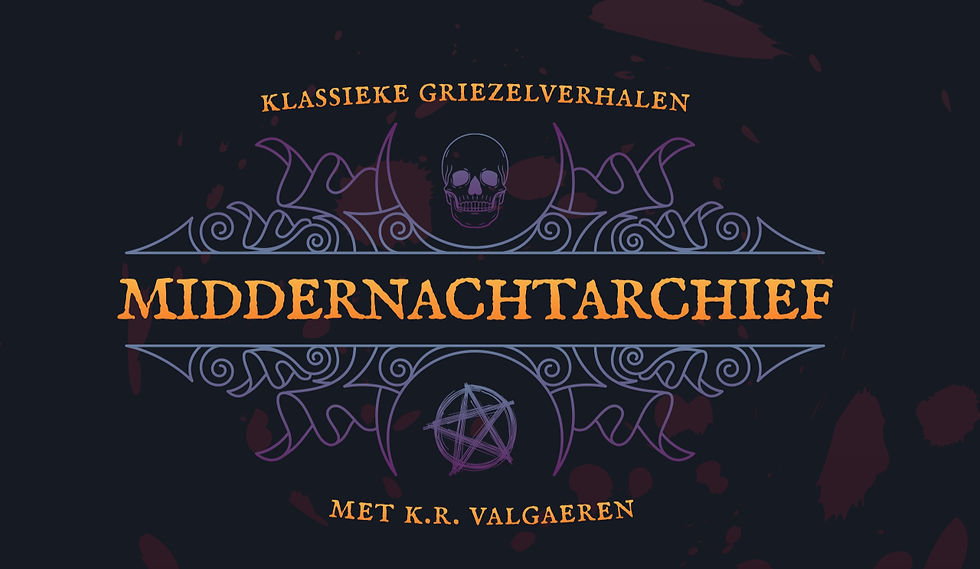 Logo podcast K.R. Valgaeren Middernachtarchief