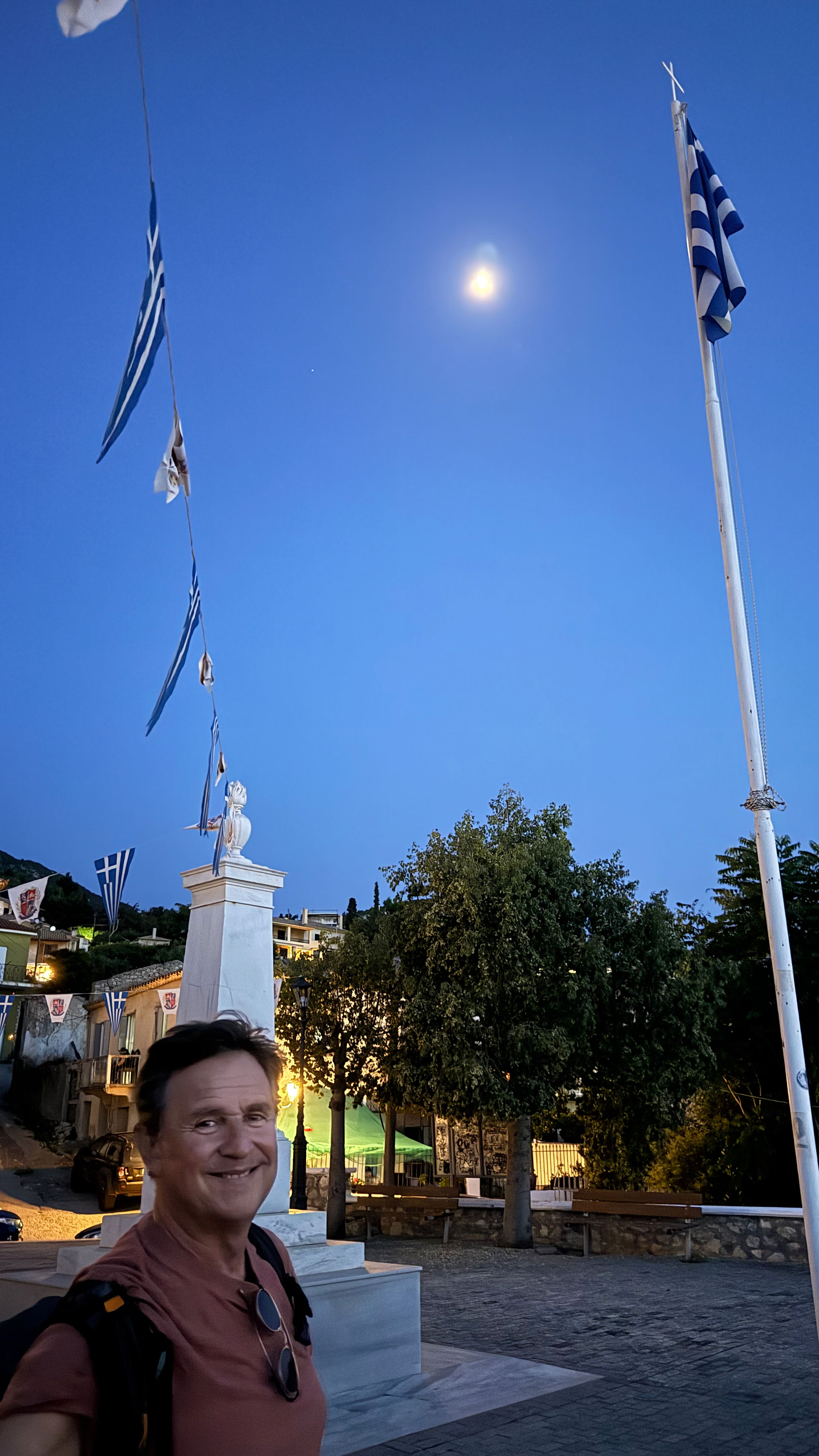 Kyparissia Ano Poli - Bandeira da Grecia