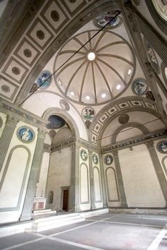 firenze santa croce Cappella-dei-Pazzi-Santa-Croce-Florence interior