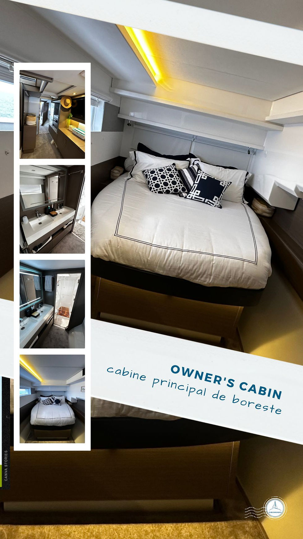 Por dentro do GM: Cabine Owner (Suíte Principal)