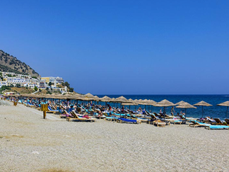Praia de Kardamena em Kos