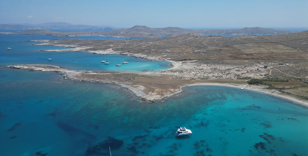 Rhinea, nas Ciclades, Grecia