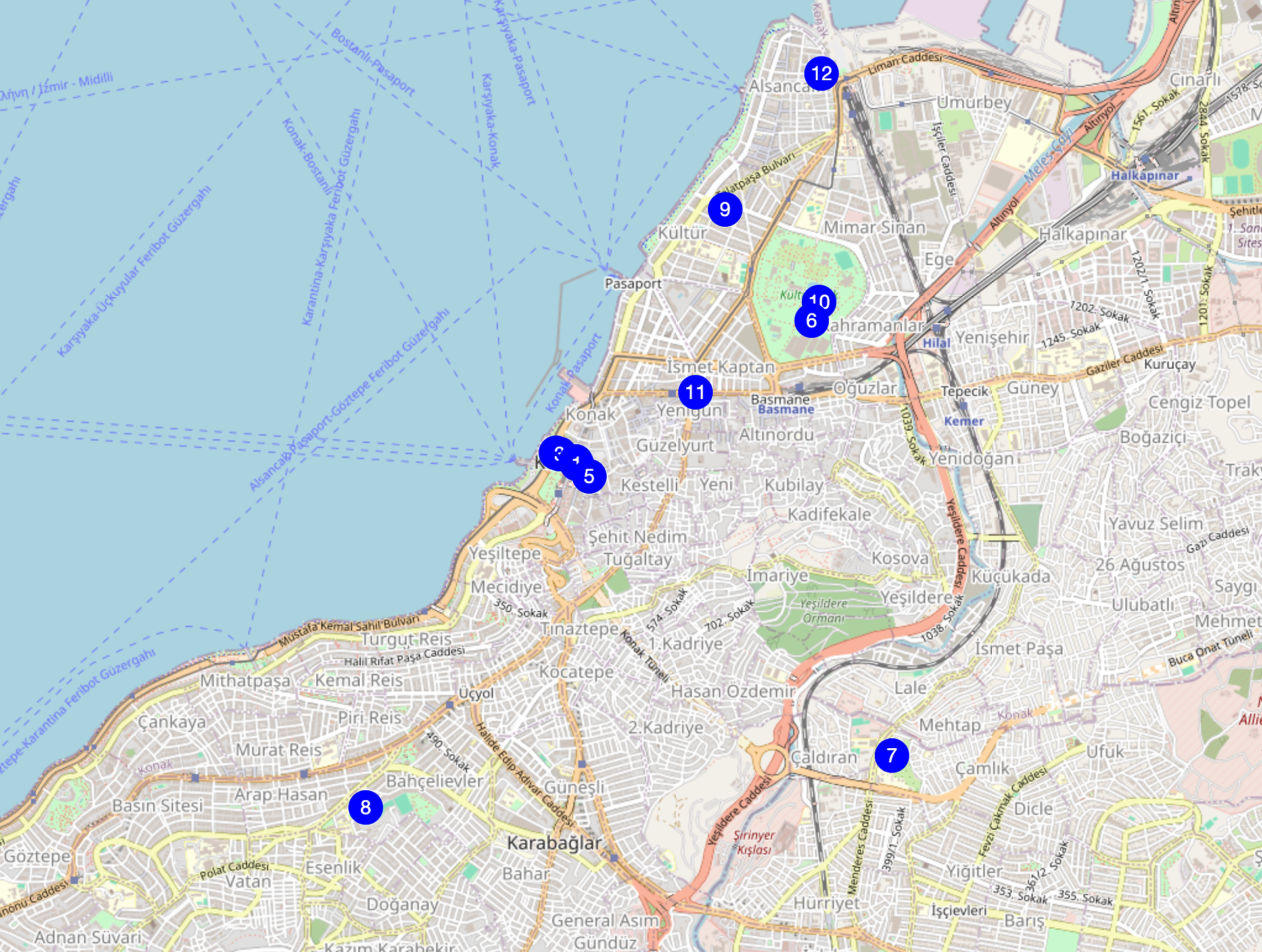 Atrações em Izmir