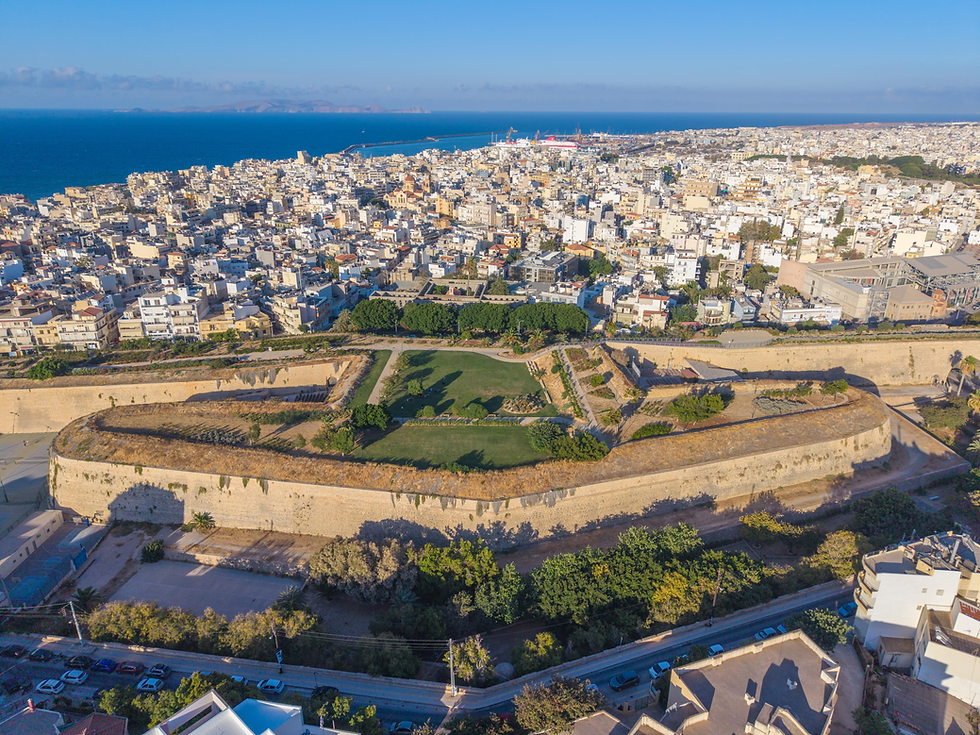 Creta - Período veneziano - Muralhas Venezianas em Heraklion