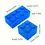 Thumbnail: 1pc Square Colored Building Blocks Storage Containers/Bedroom Decor Set