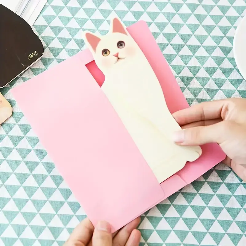 Thumbnail: 1pc Greeting Card, Blank ready handwritten message