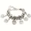 Thumbnail: Vintage Coin Tassel Pendant Chain Bracelet