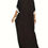 Thumbnail: Elegant Black Women's Tassel Trimmed Dress Ramadan