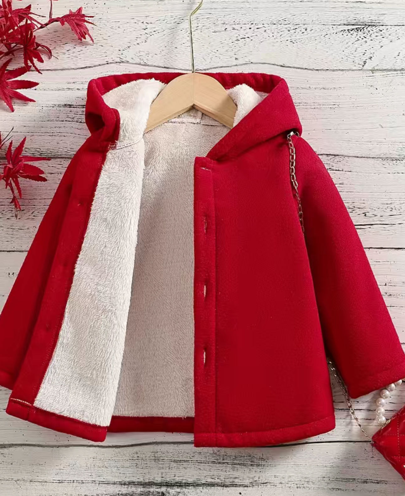 Girls lined Jacket, w/Hoodie! So SOFT!!