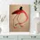 Thumbnail: 1pc Pink & Red Flamingo, and Silly Black Cat Retro Painting
