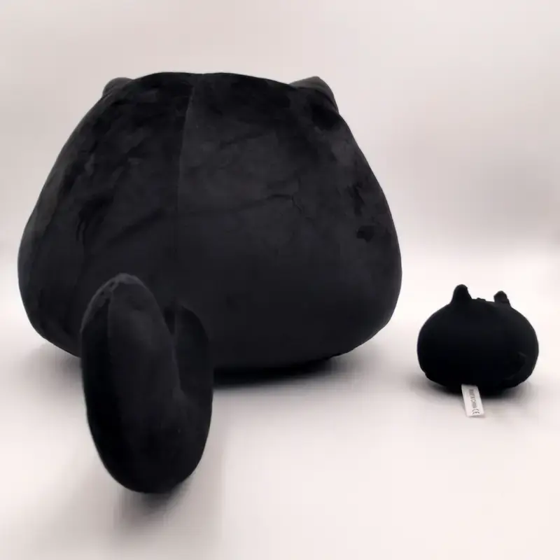 Thumbnail: 5pc Silly Black Cat Plush with Babies
