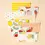 Thumbnail: 8Pc-Yellow Fruity Girls & Boys Infant Adorable Baby Nursing Towel/Washcloths