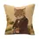 Thumbnail: 2pc Renaissance Cat Pillows Linen