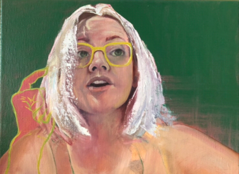 Kelsey Birsa, %22You're Muted%22, Oil on linen, 2020.jpeg