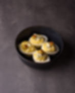 Dirty Martini Deviled Eggs