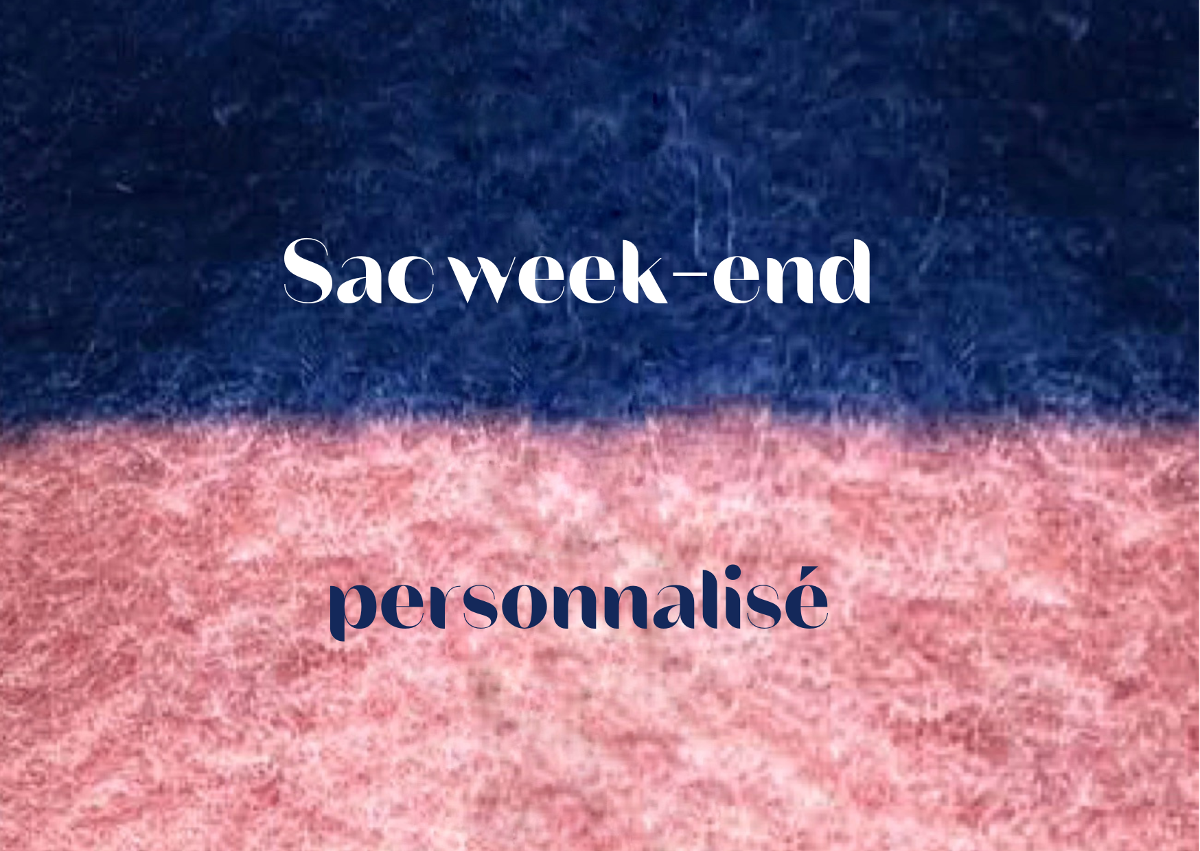 Sac week-end personnalisé