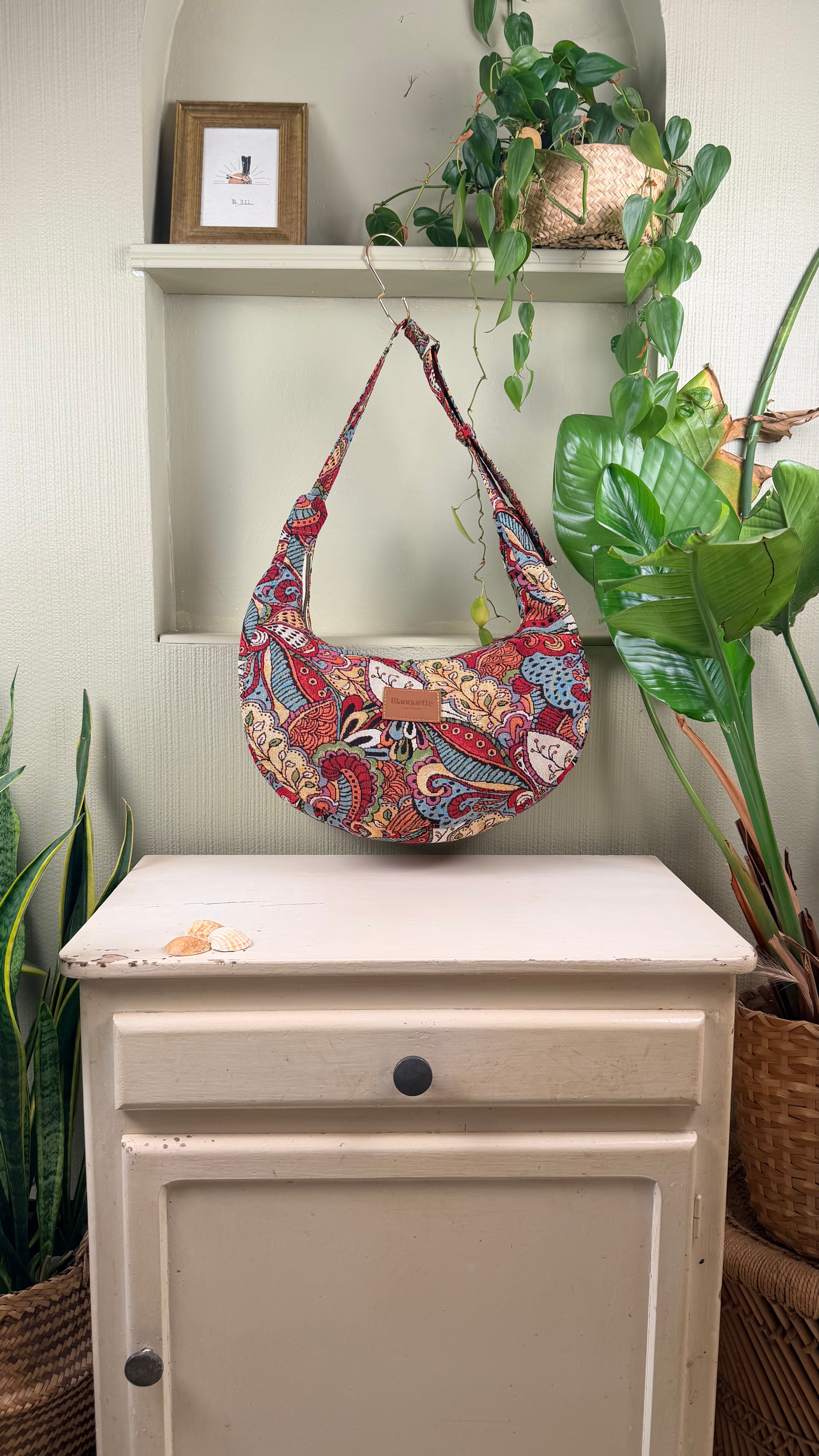 Besace jacquard boho